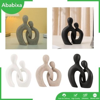 Tượng Cặp Đôi Trừu Tượng Nghệ Thuật Thủ Công Điêu Khắc Cho Phòng Khách Phòng Ngủ Lò Sưởi
