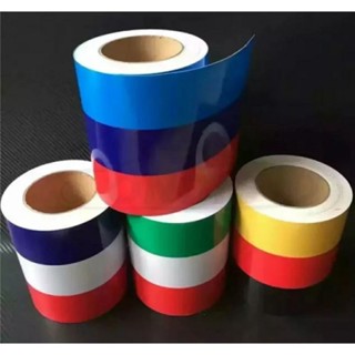 Tem decal chỉ 3 màu cờ trang trí xe, Tem chỉ 3 màu,  tem dán 3 màu, Dải tem decal 3 màu cờ, tem dán trang trí xe