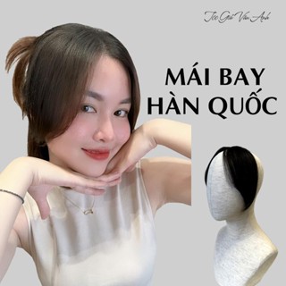 Mái bay Hàn Quốc 2 chiếc rời ( loại ngắn ngang má) tóc th.ật - Tóc Giả Vân Anh