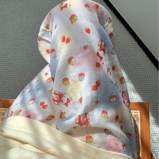 Miss Kitty Quần Pyjama Đơn Cotton Nguyên Chất Gạc Hai Lớp Quần Nhà Mùa Hè Nữ Hoạt Hình Cotton Nguyên Chất Dễ Thương Rời Pyjama Quần