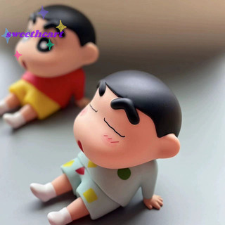 [Người yêu] Giá đỡ điện thoại Crayon Shin-Chan Kawaii Anime Đồ trang trí để bàn Hoạt hình Xem điện thoại TV Hỗ trợ đồ trang trí búp bê dễ thương Quà tặng cho bé gái [MỚI]