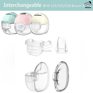   Mới  Phụ kiện máy hút sữa có thể đeo được Bộ phận bơm thay thế Mặt bích 24mm   27mm Van mỏ vịt Silicon màng hút sữa Cốc tương thích với MOMMED S18 S21 