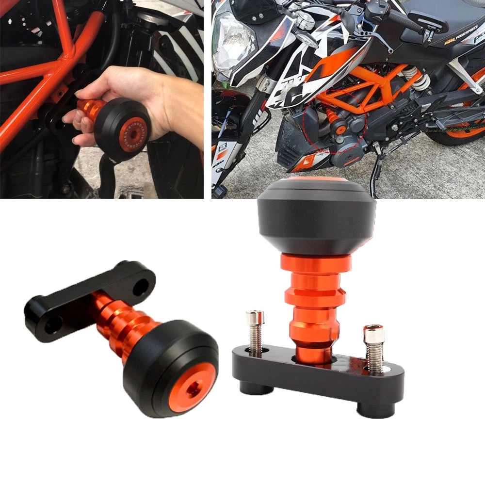 BDJ Xe Máy Cho KTM DUKE 125 200 250 390 2013 Đến 2018 Trái Phải Khung Thanh Trượt Tai Nạn Bảo Vệ DUK