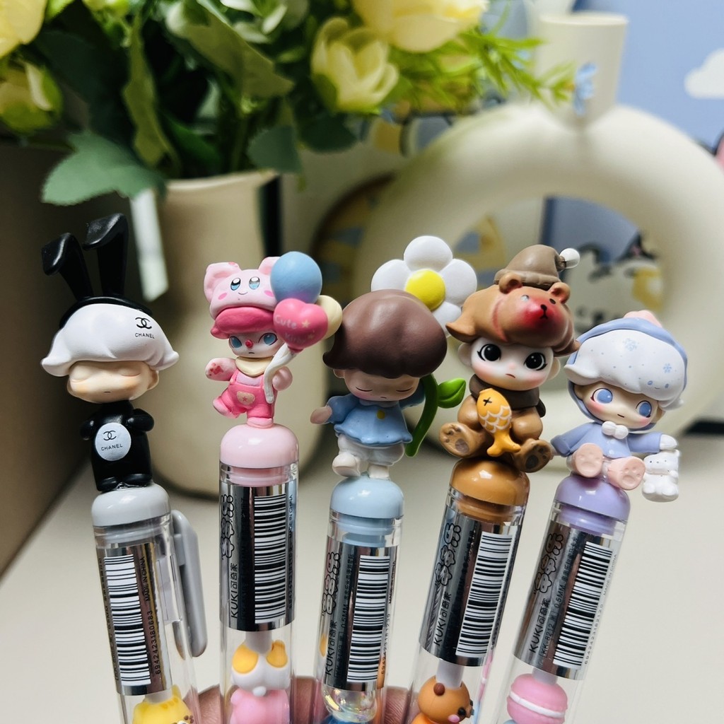DIY Dễ Thương Hạt Gel Bút Đổ Xô Labubububububumu DIMOO Labubububu DIMOO DIMOO Labubububu Dây Thay Đổ