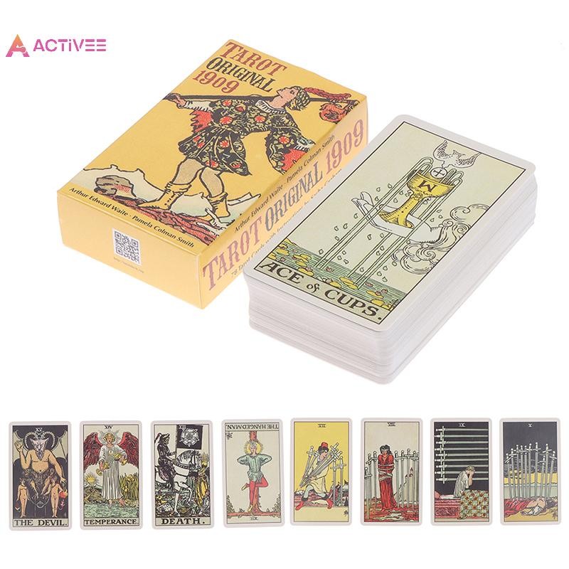 < Activee > Tarot Original 1909 Deck Card 1909 Rider Waite Smith Tarot Board Game Bói toán Đẹp