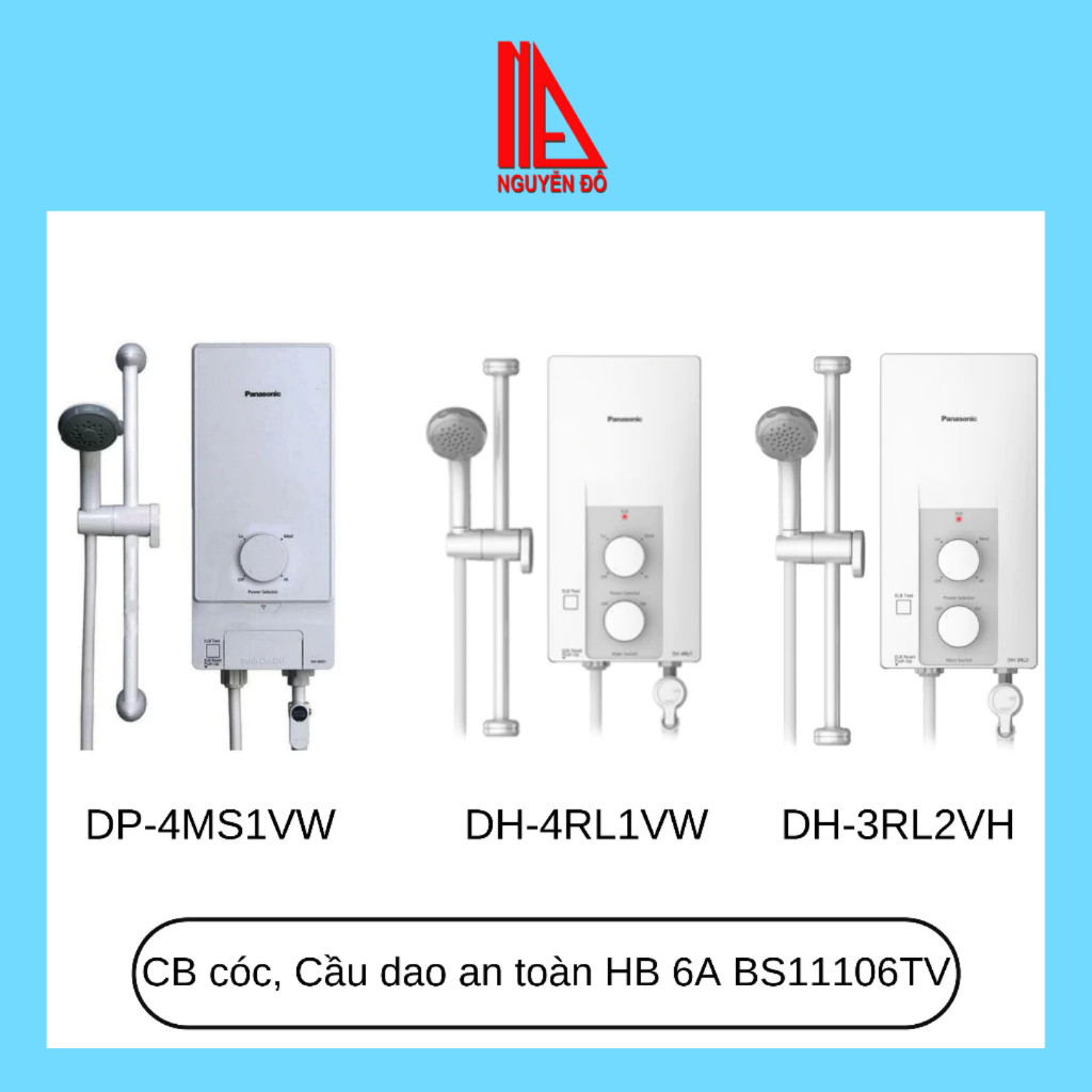 Máy nước nóng Panasonic trực tiếp không có bơm trợ lực DH-3RL2VH/DH-4RL1VW/DP-4MS1VW