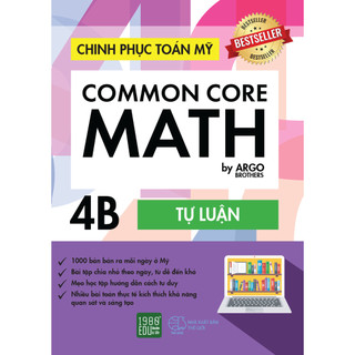 Sách - Chinh Phục Toán Mỹ - Common Core Math (Tập 4B)