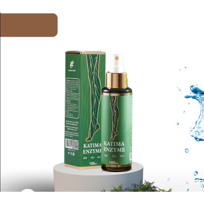 Xịt giãn tĩnh mạch Katima Enzyme 100ml - Liulyshop6868