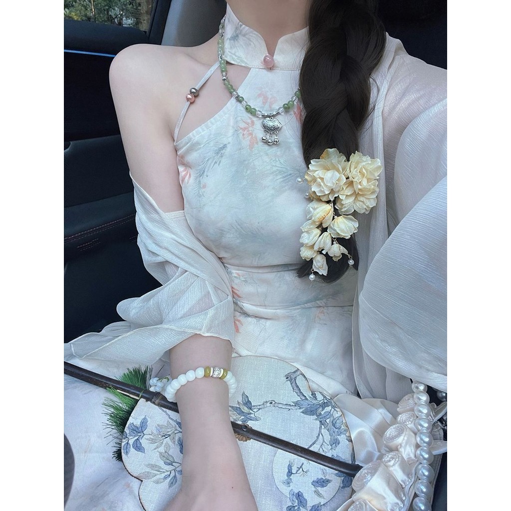 sườn xám váy sườn xám sườn xám cách tân sườn xám trung hoa sườn xám cổ trang sườn xám dài váy tỷ tỷ 