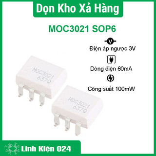 Linh kiện cách lý quang moc3021 sop6