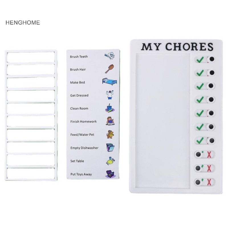 Henghome Hàng Ngày k Lập Kế Hoạch Ban Treo Tường Memo Nhựa Ban Sinh Viên k Ban TFG