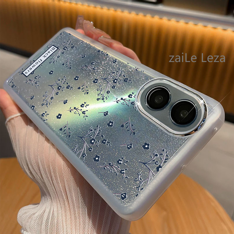 Ốp lưng OPPO A18 A38 A60 A58 A17K A17 A78 A77 A76 A96 A77s A57 A79 A98 Ốp Điện Thoại Hoa Chống Sốc T