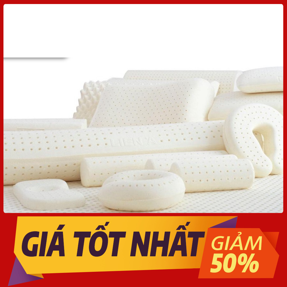 🏅LIÊN Á CHÍNH HÃNG🏅 Gối Cao Su Thiên Nhiên Liên Á Đủ Size Cho Người Lớn, Trẻ Em Cao Cấp Siêu Đàn Hồi
