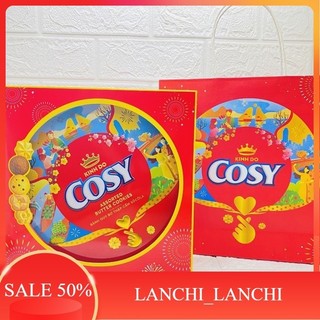 Bánh cosy quy bơ thập cẩm hộp thiếc 378g siêu thị lan chi