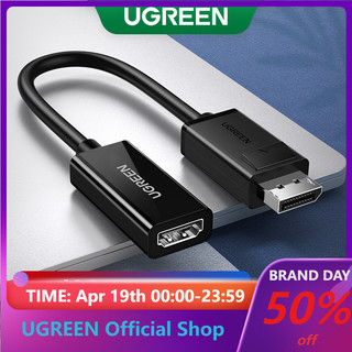 Ugreen Dây Cáp Chuyển Đổi Cổng DP Sang HDMI 4K * 2K Cho Máy Chiếu HP / Dell Laptop