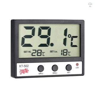 Hilivn) Máy đo nhiệt độ bể cá kỹ thuật số LCD Máy đo nhiệt độ nước °C /°Báo động nhiệt độ cao / thấp F