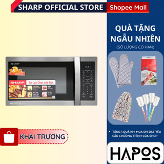 Lò vi sóng Inverter Sharp 28 Lít Chính hãng 1100W, giá tốt có trả góp, tiết kiệm điện R-G728XVN-BST - HAPOS OFFICIAL