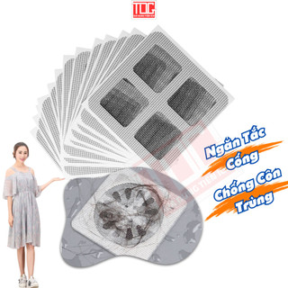 Lưới lọc rác chống tắc nghẽn cống thoát nước tdg miếng dán chặn rác cống thoát sàn nhà tắm bồn rửa chống côn trùng