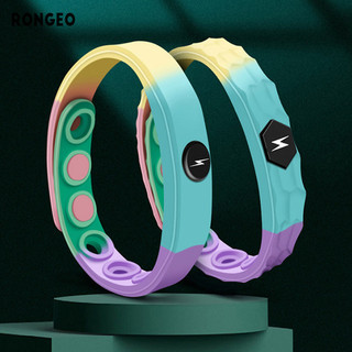 RONGEO Vòng tay chống tĩnh điện để loại bỏ vòng đeo tay thể thao cặp đôi chống tĩnh điện ion âm tĩnh điện