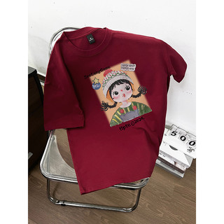 Fashmily Hàng Sẵn Có 100% Cotton Oversize Áo Nữ Mới Mùa Hè Hàn Quốc Tay Ngắn Thời Trang Unisex Tee Rời Cổ Tròn Quần Áo Nam