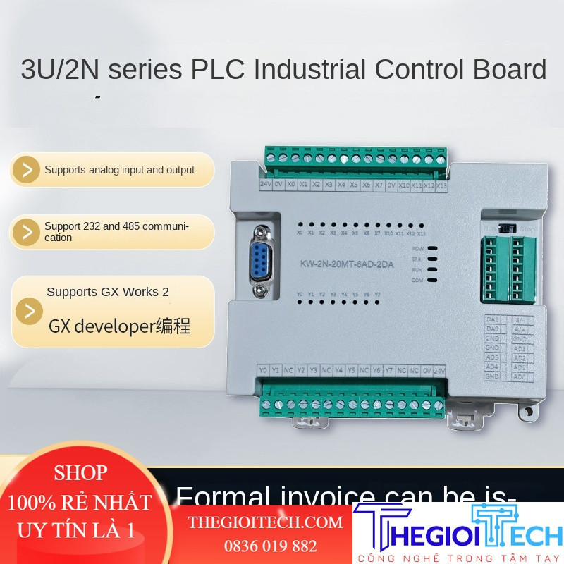 Bộ Điều Khiển Logic Lập Trình PLC Tương Thích FX2N FX3U Với Xung Tốc Độ Cao Công Nghiệp - FX3U - 48MR
