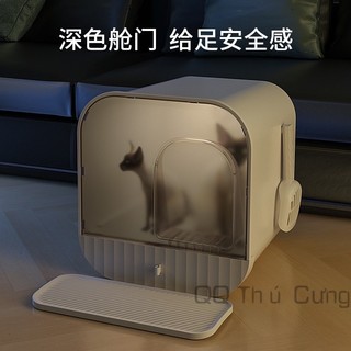 Nhà vệ sinh cho mèo hộp vệ sinh mèo chậu cát mèo khay vệ sinh cho mèo Mèo dưới 10kg có sẵn
