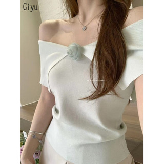 Giyu áo phông áo thun nữ croptop baby tee Thể thao Fashion Fashion hàn quốc WMJ24504XB 19Z240508