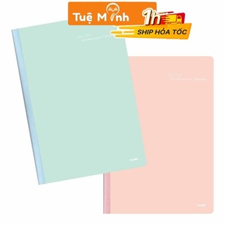 Vở Klong B5 200 trang VPPTUEMINH Dot grid may dán gáy bìa màu Pastel, tập sổ học sinh Klong MS 839