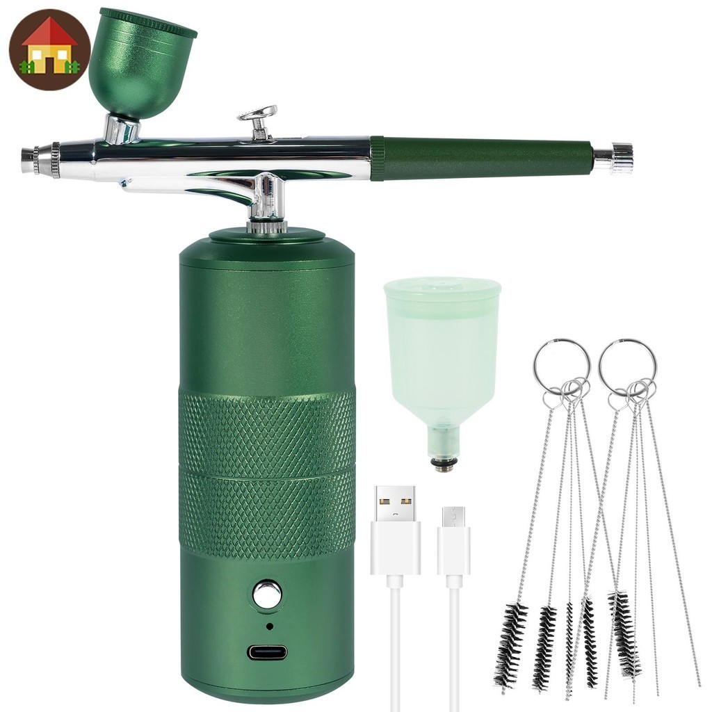 Bộ Airbrush Di Động Cầm Tay Airbrush 180kPa Airbrush Bộ Máy 0.3 Mm Chuyên Nghiệp Airbrush Bộ Tranh C