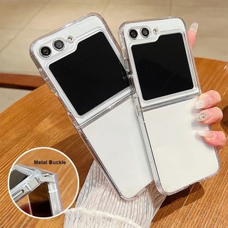 Ốp Điện Thoại TPU Mềm Trong Suốt Cho Samsung Galaxy Z Flip 6 Flip 5 Flip 4 Flip 3 5G Gấp Silicon Dành Cho Samsung Z Flip6 Flip5 Flip4 Flip3 Case