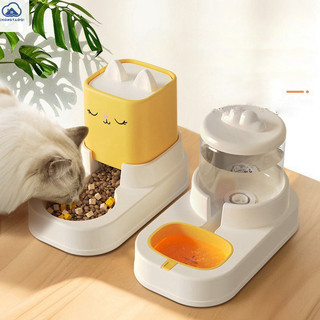 Chongtaoqi Thức ăn cho thú cưng Mèo và chó uống nước tự động ăn Bát mèo chống va đập Chậu chó