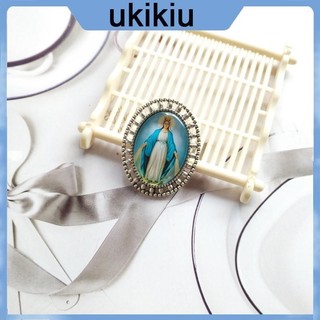 Uki Retro Mẹ Mary Trâm Cài Quần Áo Trang Trí Trang Sức Phụ Kiện Vật Dụng Cho Chúa Giêsu Kitô Kitô Giáo Công Giáo Religiou