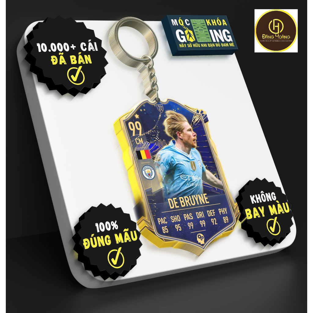 Móc Khóa Kevin De Bruyne - Móc Khoá GAMING_ĐH