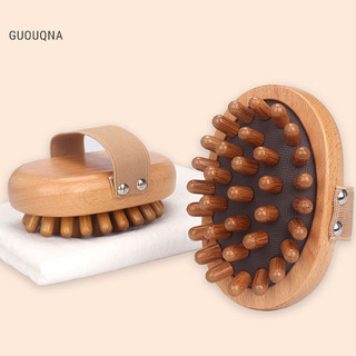 Guouqna 1 Gỗ Đệm Không Khí Cơ Thể Kinh Tuyến Massage Chăm Sóc Sức Khỏe Lược Lược Chải Tóc Lược Chăm Sóc Tóc Da Đầu Lược Tre Khỏe Mạnh BASL
