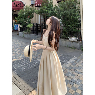 LISCN váy Đầm váy nữ body đầm Đơn giản hàn quốc Fashion Xu hướng WLQ24300QI 20Z240518