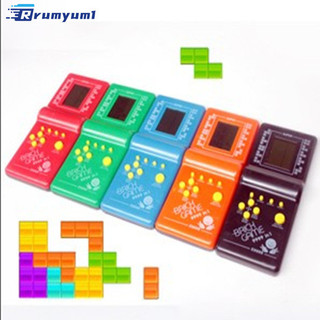 Còn hàng! Máy chơi Game gạch cầm tay cổ điển dành cho trẻ em Đồ chơi âm nhạc Màu sắc ngẫu nhiên