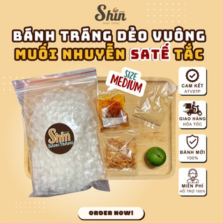 Bánh Tráng Muối Satế Tắc Zip M