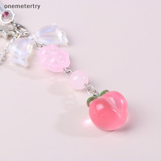 Em 1 Mới Ngọt Y2K Dễ Thương Hồng Đào Điện Thoại Di Động Dây Trái Cây Đáng Yêu Dây Xích Điện Thoại Cho Bé Gái Thẩm Mỹ Điện Thoại Di Động Móc Khóa n