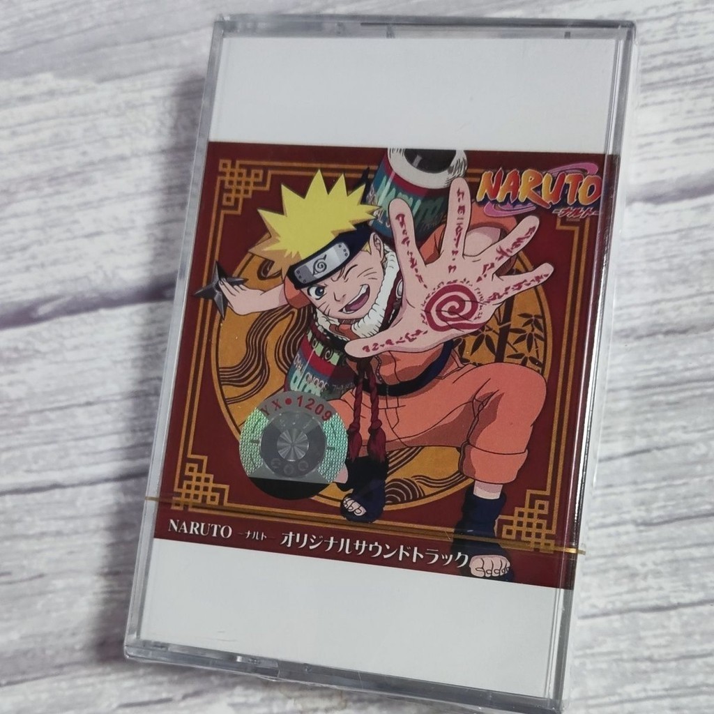 Naruto THE BEST Cassette Tape + Lyric Book [Đã niêm phong]