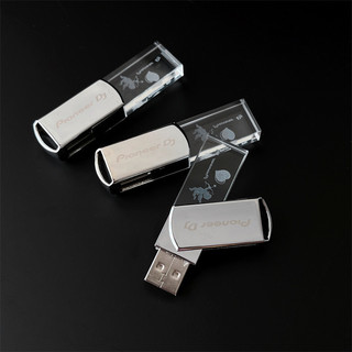 Ổ đĩa Flash USB pha lê Pioneer DJ Rose & Cupid 512GB 256GB 128GB Nắp vàng Pendrive 64GB Thẻ nhớ LED đầy màu sắc 32GB Đĩa U dung lượng thực