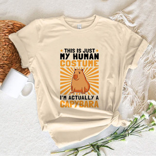 Capybara Kapibara áo thun nữ truyện tranh hàng đầu nữ harajuku thiết kế quần áo Nhật Bản