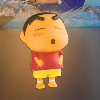 Đèn ngủ LED Crayon Shin-chan Shiro 3 chế độ Đèn ngủ cảm ứng ấm áp Đèn bàn đầu giường Đèn ngủ cho gia đình Trường học Phòng ngủ sehvn