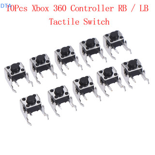 Dta 10 cái rb / lb nút cản trước công tắc xúc giác cho bộ điều khiển xbox one xbox 360 po