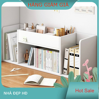 KỆ SÁCH ĐỂ BÀN , HD096 kệ sách trang trí cho bàn làm việc thêm sang trọng