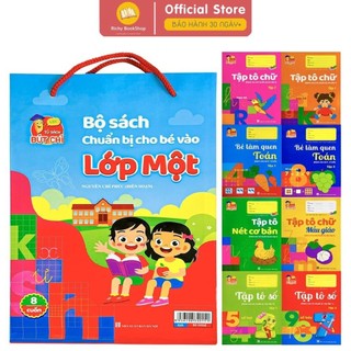 Sách - Bộ Sách Chuẩn Bị Cho Bé Vào Lớp 1 (Túi 8 cuốn)