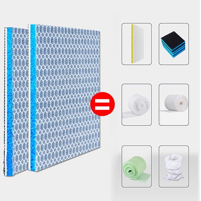 Bông Lọc Bể Cá 8D Thế Hệ Mới  Bông lọc nước bể cá lọc thô + lọc mịn sạch bẩn thoát nước tốt cho hồ c