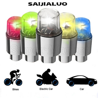 Saijialuoneon LED Cảm Biến Chống Nước Vanmounted Xe Đạp Xe Máy 4 Màu Phong Cách Thời Trang