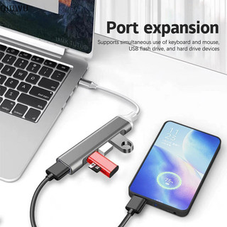 Qiuwu 4 cổng usb 3.0 hub usb loại c tốc độ cao 5gbps cho pc phụ kiện máy tính multiport hub 4 cổng usb 3.0 2.0.