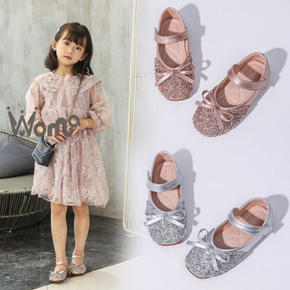 WOMA Giày pha lê nữ đính kim cương giả giày công chúa nhảy múa