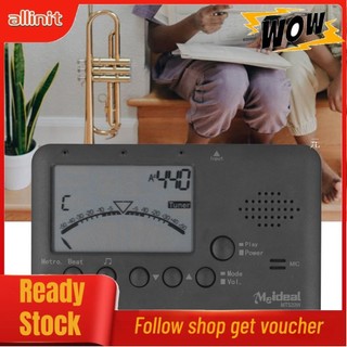 Allinit Bộ điều chỉnh nhạc cụ gió Clip dễ dàng trên Máy đếm nhịp điện tử 30 đến 280bpm cho sáo